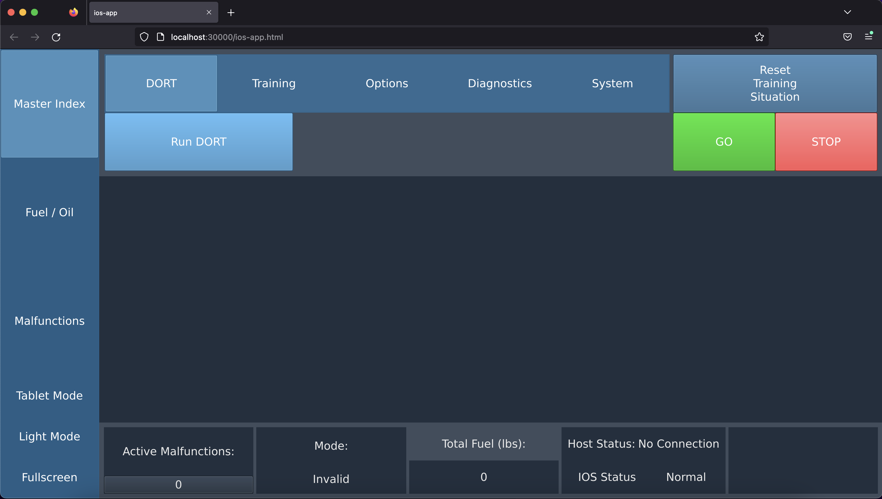 Main Page for the IOS
